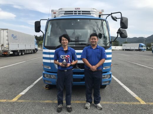 第41回岡山県トラックドライバー コンテスト出場 4トン部門優勝 両備トランスポートカンパニー